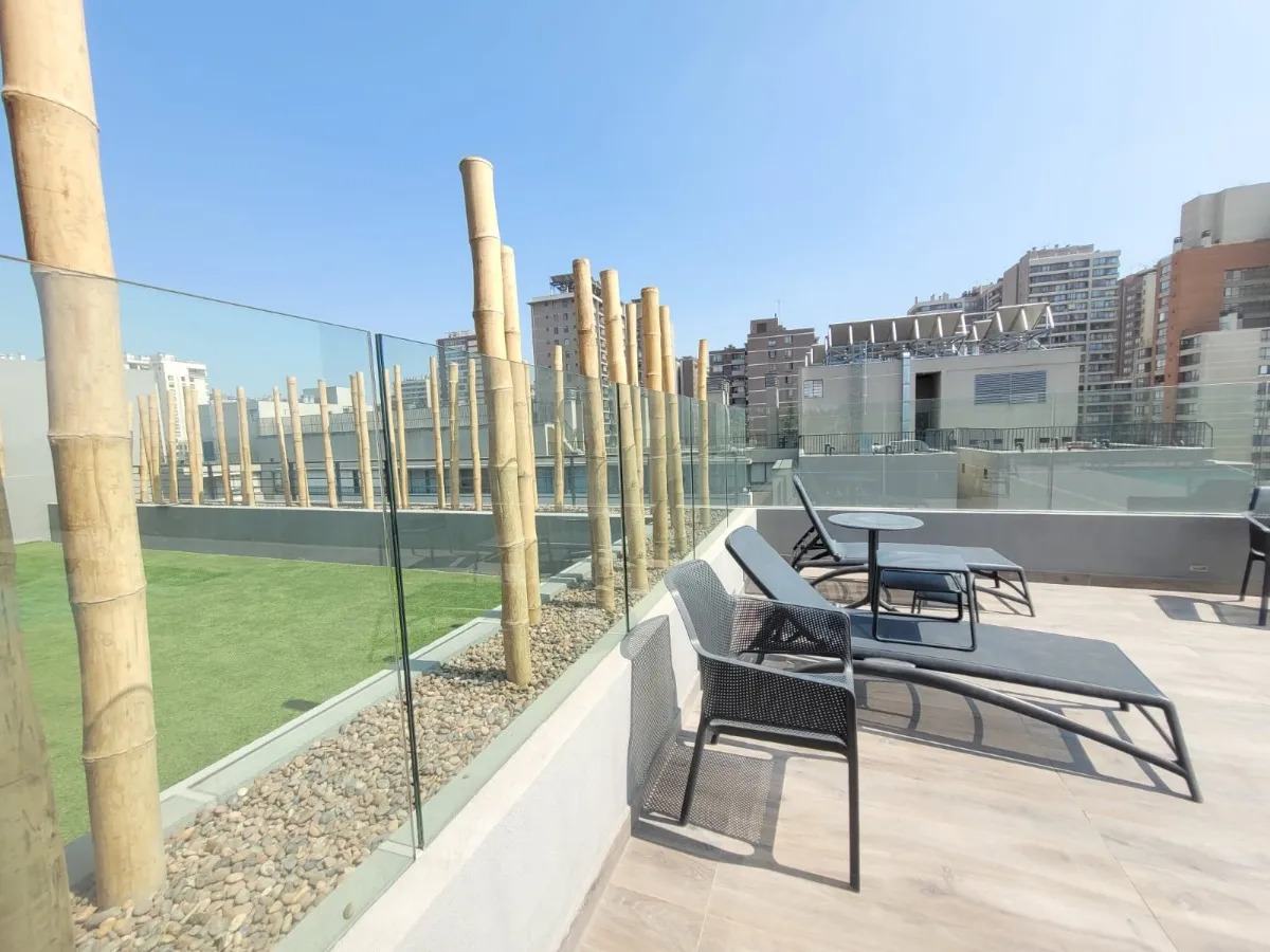Espectacular depto 2d+2b Metro Santa Isabel, edificio Almagro — foto 3