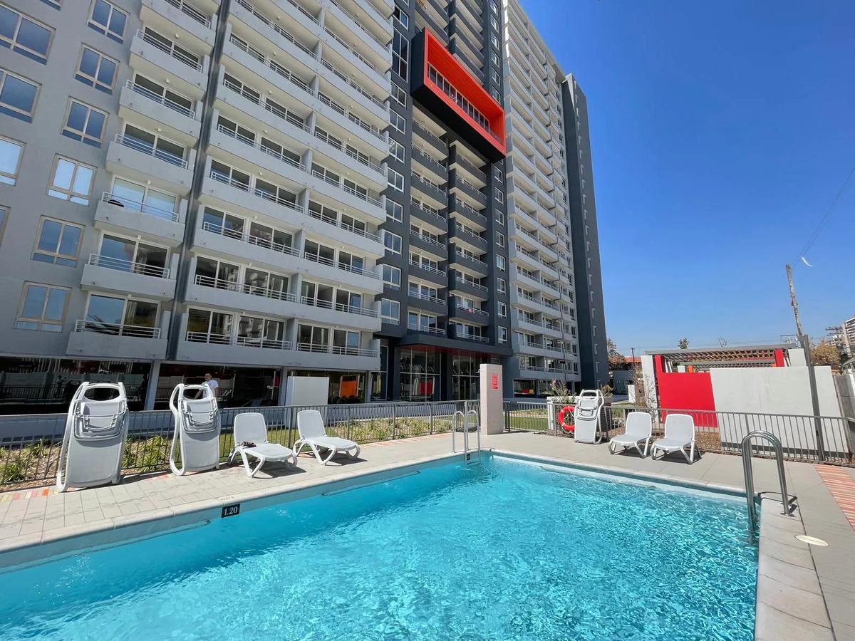 Espectacular depto Ñuñoa 2dor+2baños, edificio full equipado — foto 1